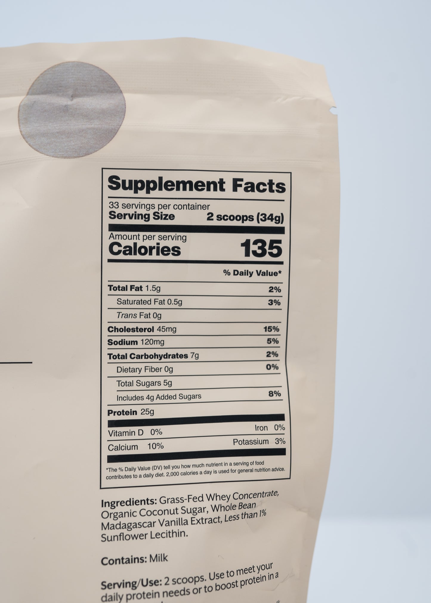 Whey Madagascar Vanilla 33 servings