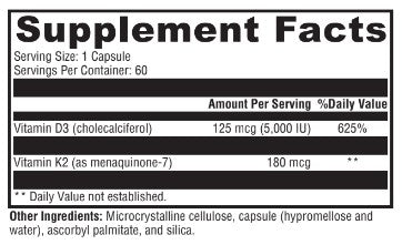 K2-D3 Complex 60 Capsules