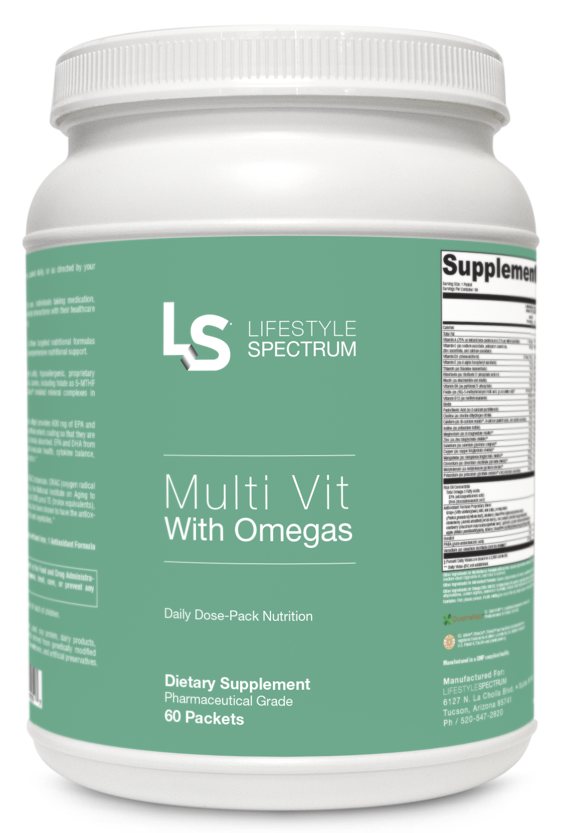 Multi Vit With Omegas 60Pkt