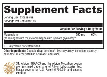 Magnesium 120 Capsules