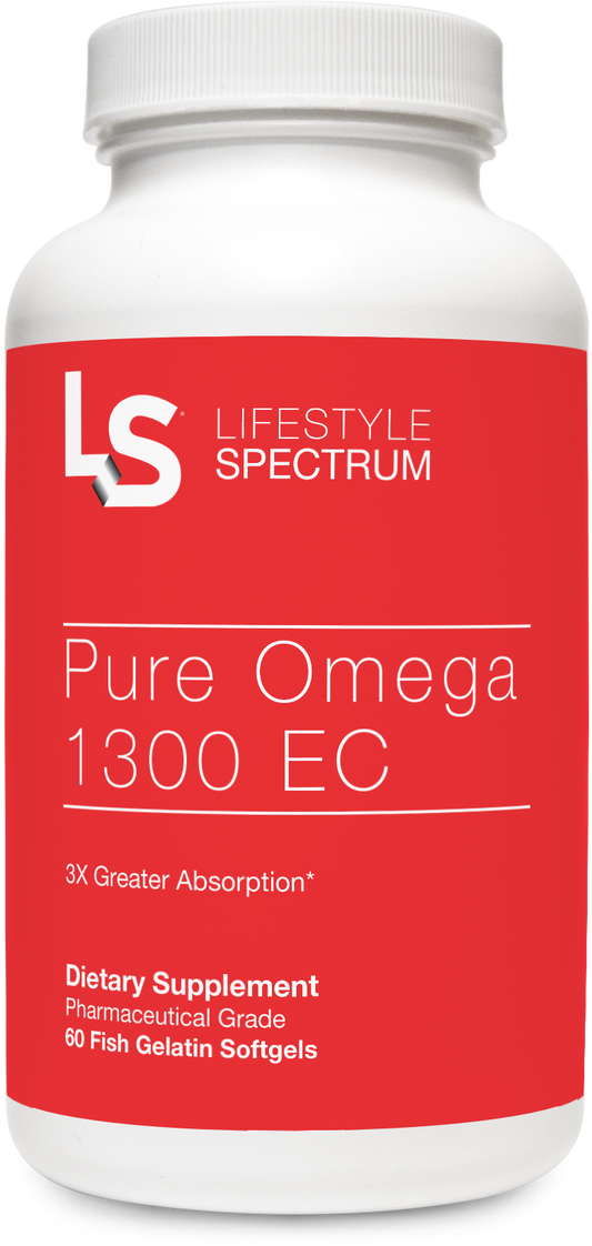 Pure Omega 1300 EC  60 Softgels